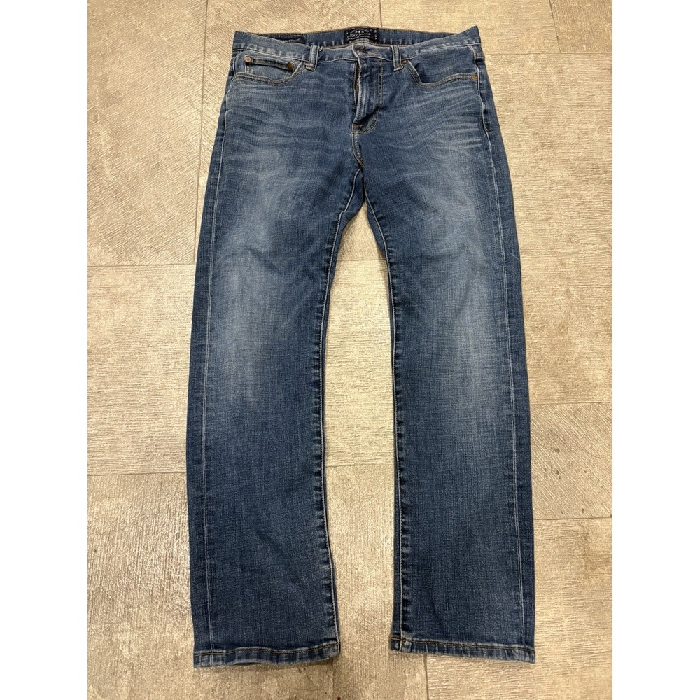 Lucky Brand 221 Original Straight Jeans Men's 32x30 Medium Wash Stretch Denim